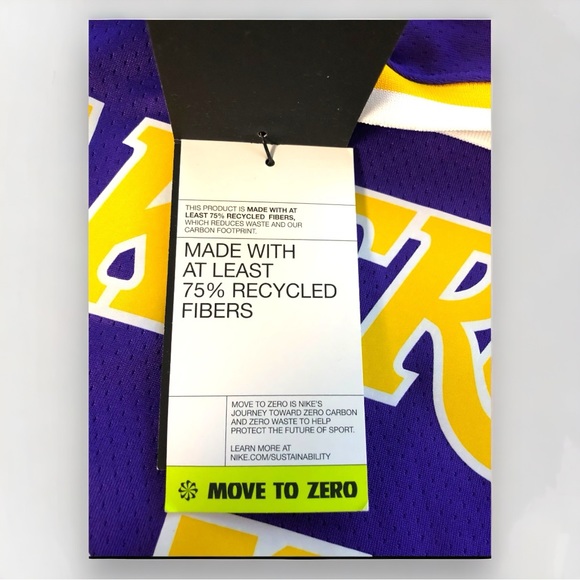Nike NBA Los Angeles Lakers Lebron James Swingman Jersey, Purple - Men’s Size XL - Picture 10 of 10